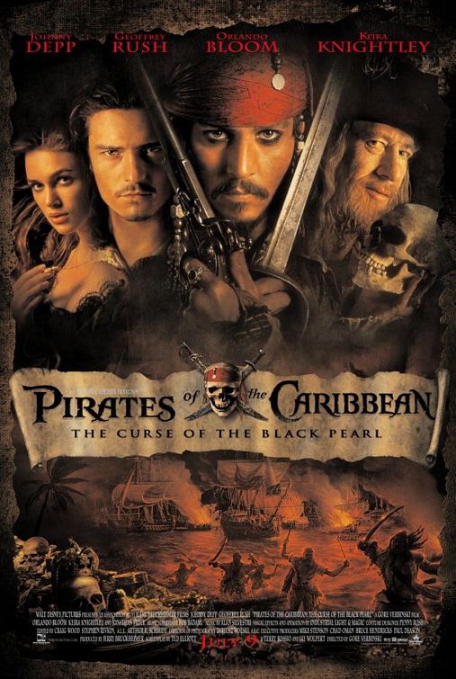 Pirates of The Caribbean: Curse of The Black Pearl Poster