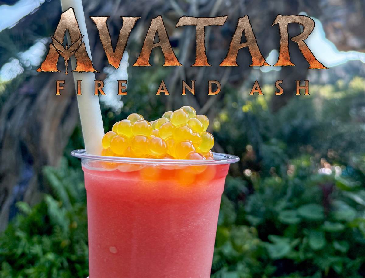 Animal Kingdom’s Avatar: Fire and Ash Themed Menu Items Offer a Captivating Visual