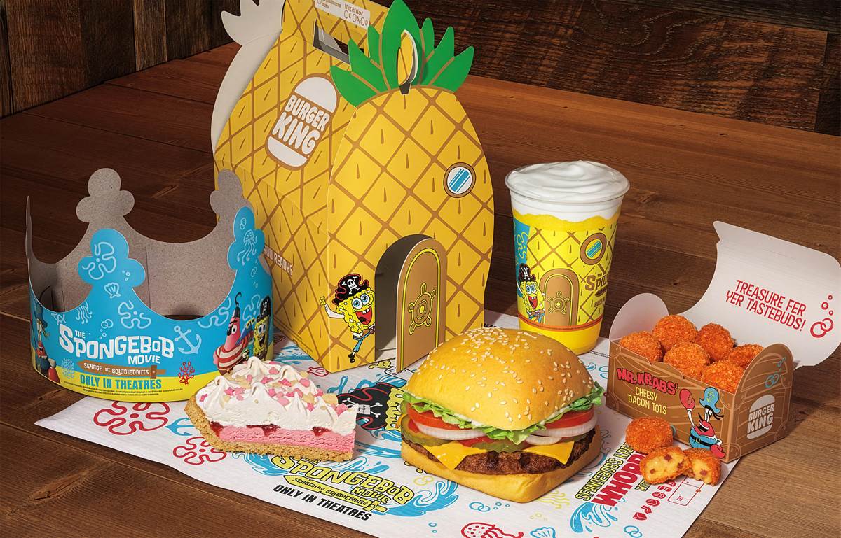 Burger King Adds the Ultimate SpongeBob Menu to Fans' Delight