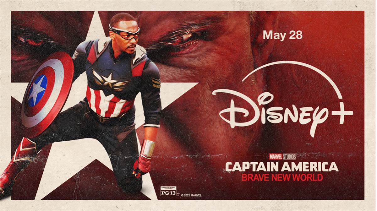 Captain America: Brave New World Streams May 28 on Disney+