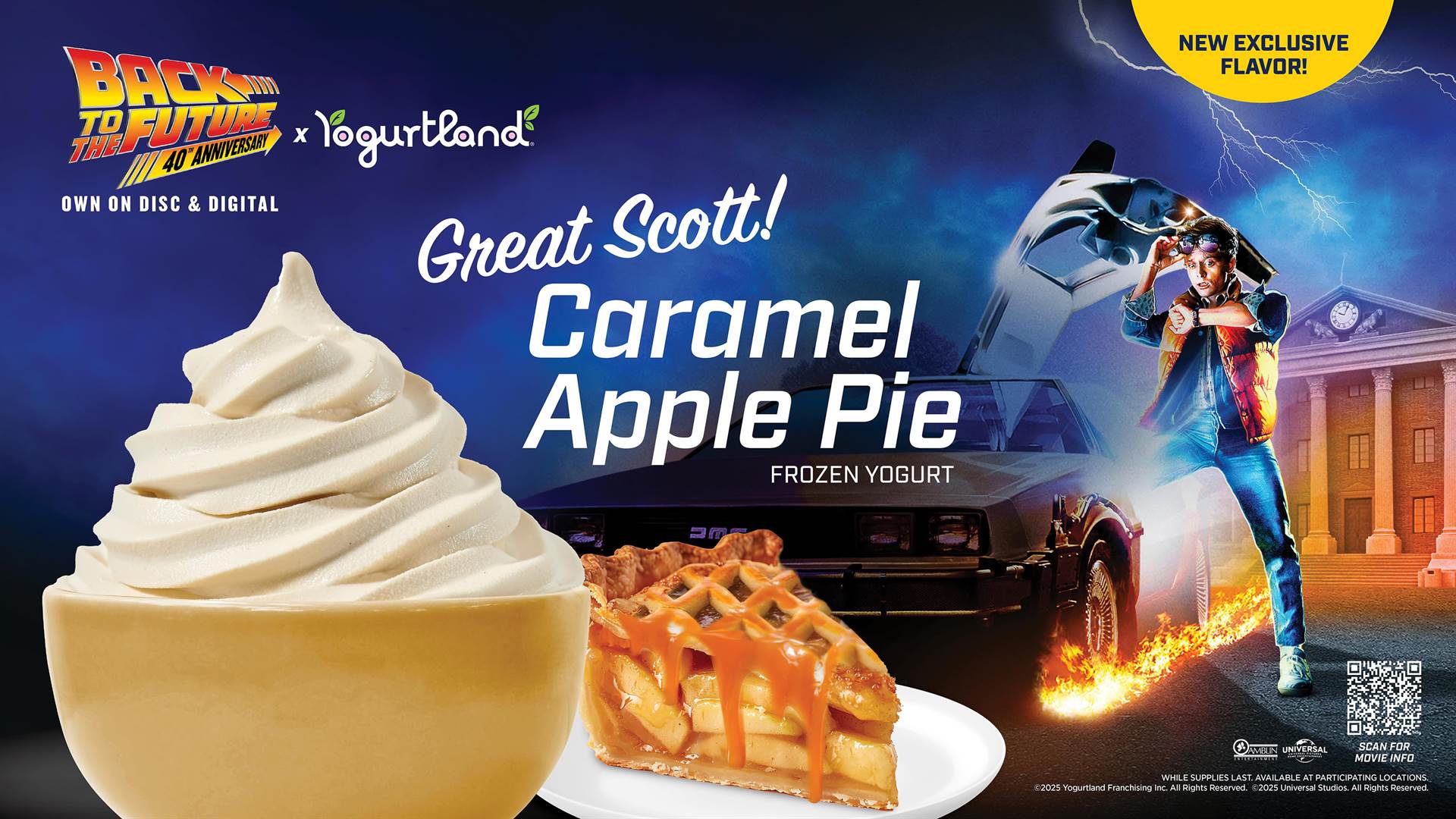 Yogurtland’s New Limited Time Flavor Is Inspired by Back to the Future