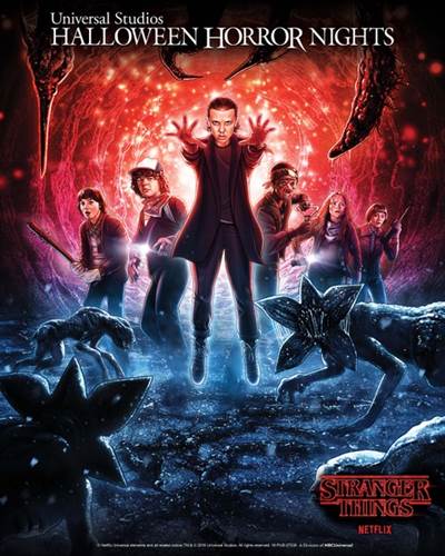 Stranger Things Maze Artwork Released for Universal's Halloween Horror Nights