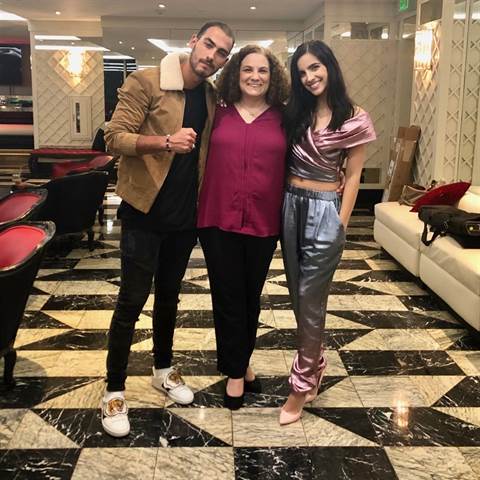 My Night With Deadly Class' Maria Gabriela de Faria and Michel Duval
