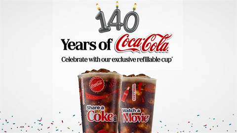 Cinemark and Coca-Cola Launch Exclusive Refillable Cup for Summer Movie Season