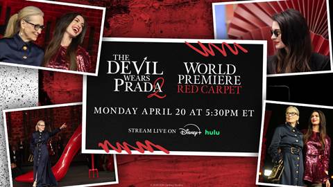 Disney+ and Hulu to Live Stream The Devil Wears Prada 2 World Premiere