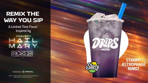 DRIPS by Pepsi Drops New Project Hail Mary Themed Beverage at Regal