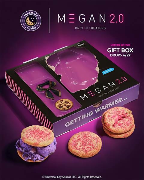 Insomnia Cookies M3GAN 2.0 Treats Slay With Sinister Sweets