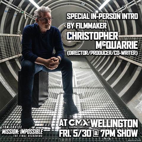 Mission: Impossible Director Christopher McQuarrie to Host Special Event in West Palm Beach Tonight