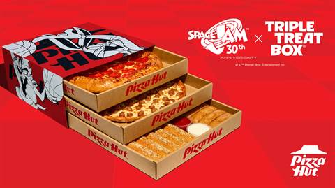 Pizza Hut Taps Space Jam Nostalgia With Limited Triple Treat Box Promotion