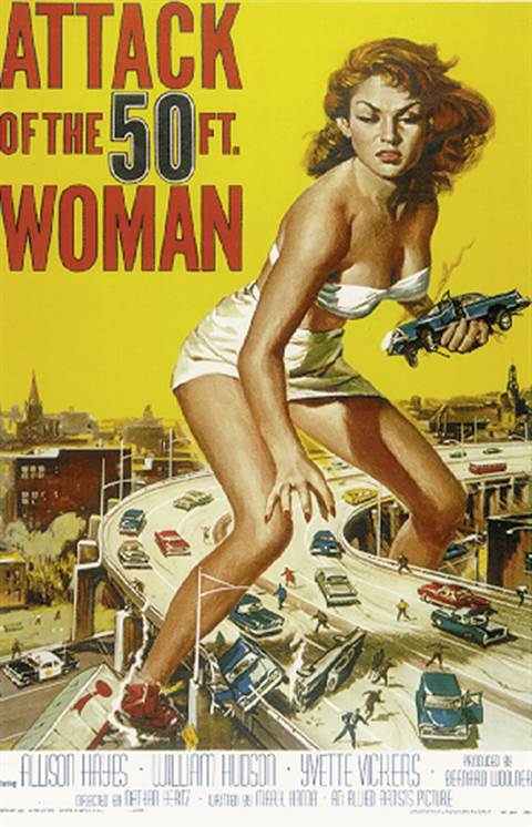 Tim Burton Takes on 'Attack of the Fifty Foot Woman': A Modern Sci-Fi Marvel