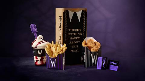 Wendy’s x Wednesday Meal Brings Dark Humor and Fiery Flavor Fans Can’t Resist