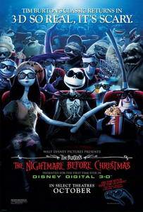 Tim Burton and Disney To Release Nightmare Before Christmas In Disney Digitial 3D
