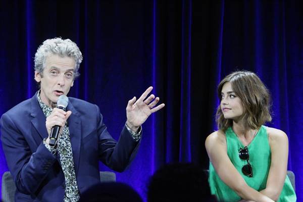 The Doctor, Peter Capaldi, Surprises 'Whovians' at The Doctor Who Panel at Nerd HQ 2015 fetchpriority=