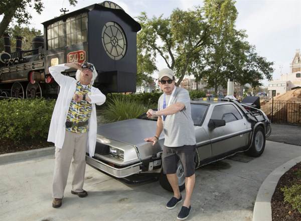 Great Scott! Marty McFly and Doc Brown Reunite at Universal Orlando