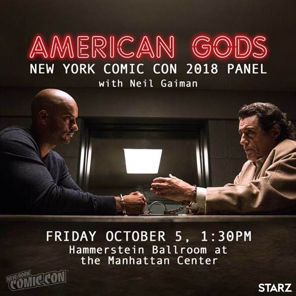 American Gods to Make Appearance at New York Comic Con fetchpriority=