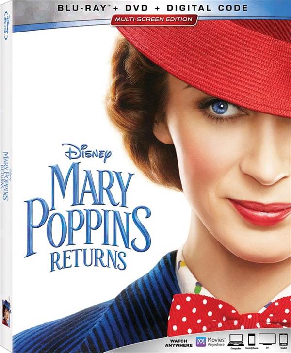 Win Walt Disney Pictures' Mary Poppins Returns  on Blu-ray Combo Pack