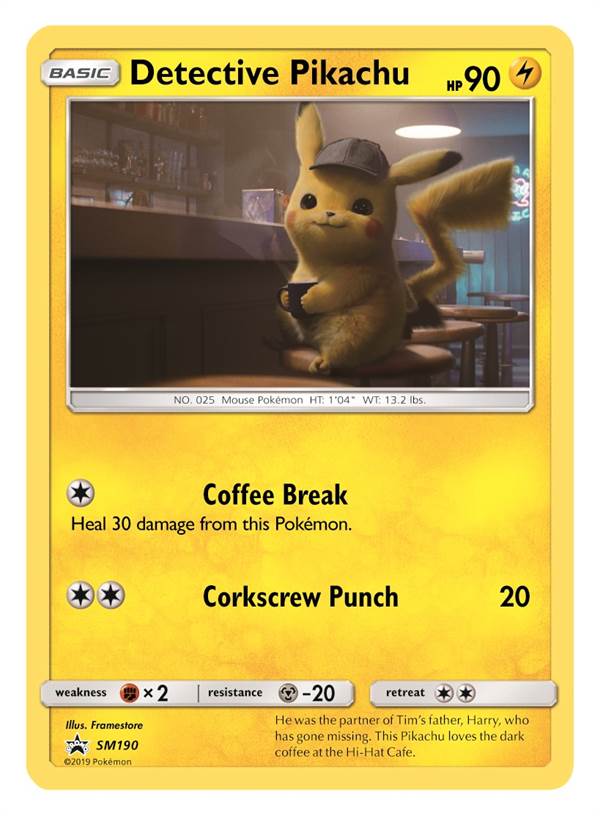 POKÉMON Detective Pikachu Trading Card Event to Take Place Opening Weekend