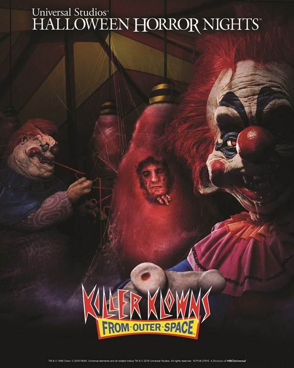 Universal Studios Announces Killer Klowns Maze at Halloween Horror Nights