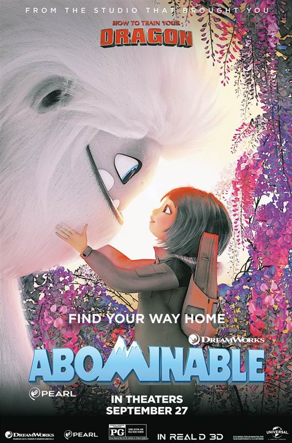 Win Complimentary Passes To An Advance Screening of DreamWorks, ABOMINABLE