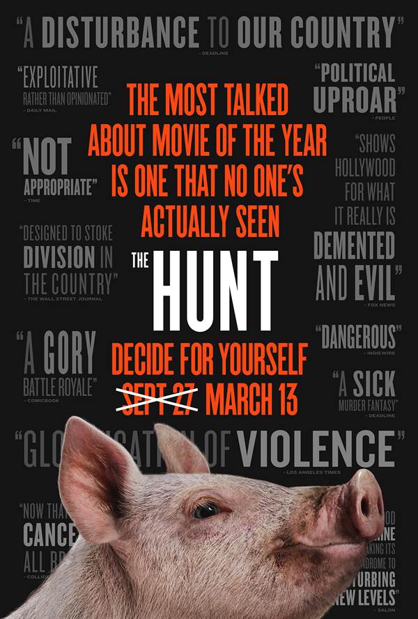 The Hunt Finally Set to Hit Theatres on March 13