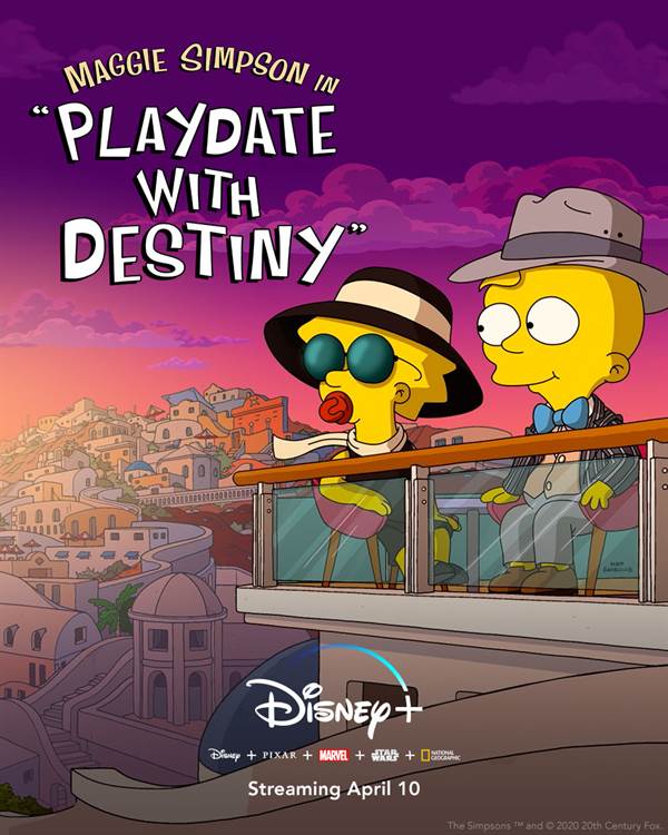 Maggie Simpson in Playdate with Destiny to Stream on Disney Plus Beginning Tomorrow