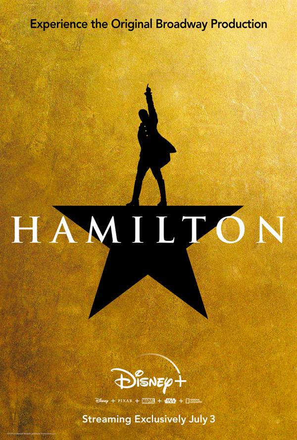 Hamilton to Premiere on Disney Plus on July 3