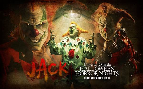 Universal Orlando Announces the Return of Jack the Clown for HHN30