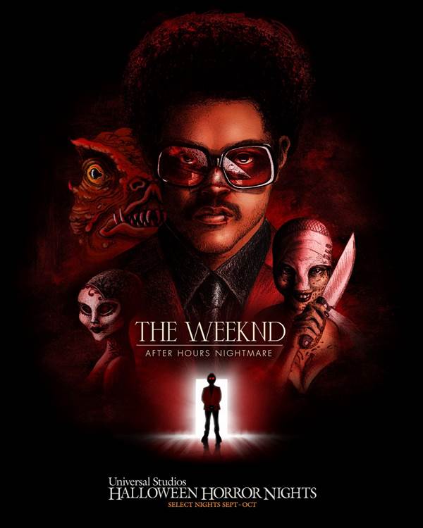 The Weeknd Partners with Halloween Horror Nights for New Haunted Houses fetchpriority=