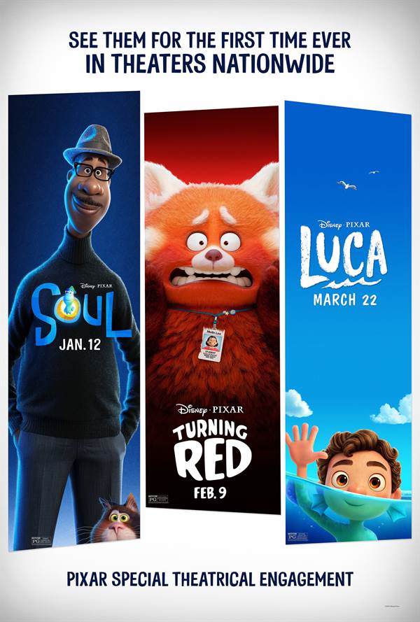 Disney & Pixar's 2024 Premiere: 'Soul,' 'Luca,' 'Turning Red' Nationwide Debut!