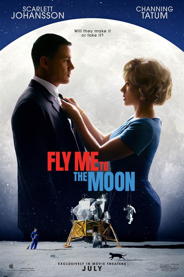 Free Advance Screening of 'Fly Me to the Moon' Starring Scarlett Johansson and Channing Tatum in Florida.