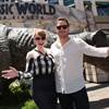 Chris Pratt and Bryce Dallas Howard Unbox Enormous Jurassic World Amazon Delivery