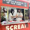 Satisfy Your SCREAM Cravings with a Blood-Red Bagel: SCREAM VI x Utopia Bagels Collaboration