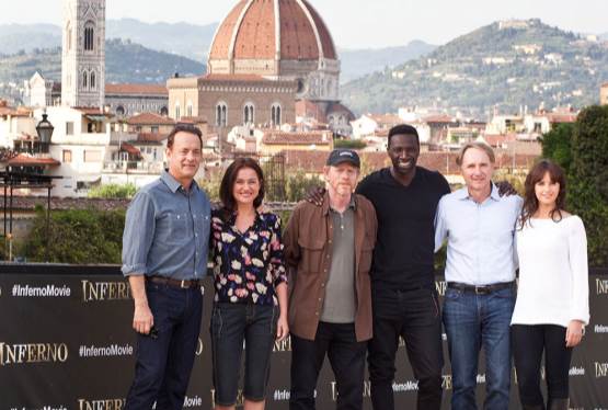 Principal Photography Begins On "Inferno" Third Robert Langdon Movie Starring Tom Hanks and Directed By Ron Howard