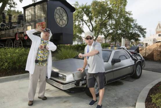 Great Scott! Marty McFly and Doc Brown Reunite at Universal Orlando