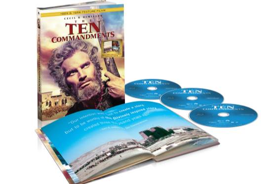 Enter To Win DeMille's classics, THE TEN COMMANDMENTS ('23 and '56 version) on Blu-ray Digipack