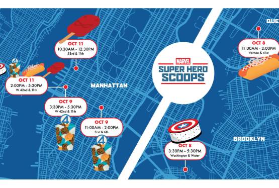Dreyer’s Grand Ice Cream and Marvel Unite for NYC Comic Con Ice Cream Truck