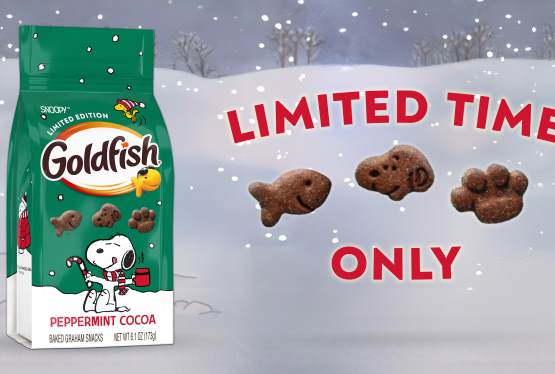 Goldfish Snoopy Peppermint Cocoa Grahams Add Holiday Cheer