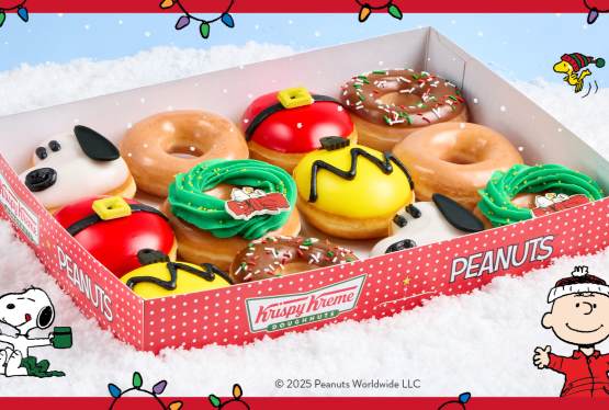 Krispy Kreme and Peanuts Collaborate on the Sweetest Holiday Treat