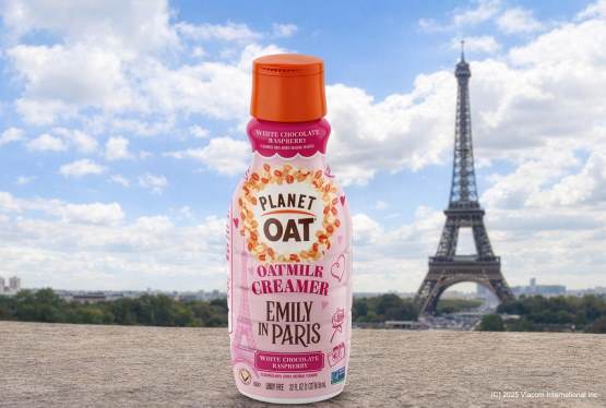 Planet Oat Unveils a Tres Chic Emily in Paris Limited Edition Oatmilk Creamer