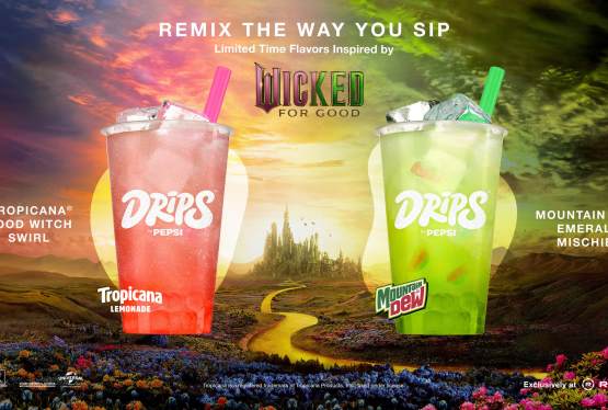 Regal Theaters Adds Exclusive DRIPS by Pepsi Wicked: For Good Beverages