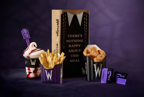 Wendy’s x Wednesday Meal Brings Dark Humor and Fiery Flavor Fans Can’t Resist