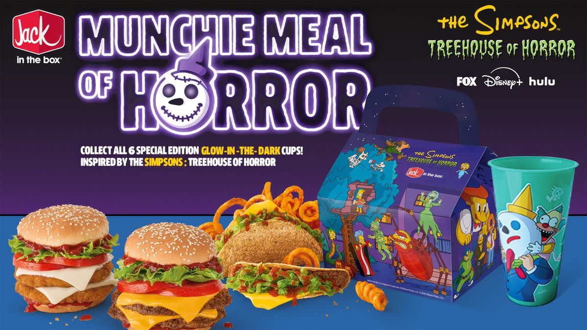 Jack in the Box Drops a Treehouse of Horror Menu and Bart Simpson Approves