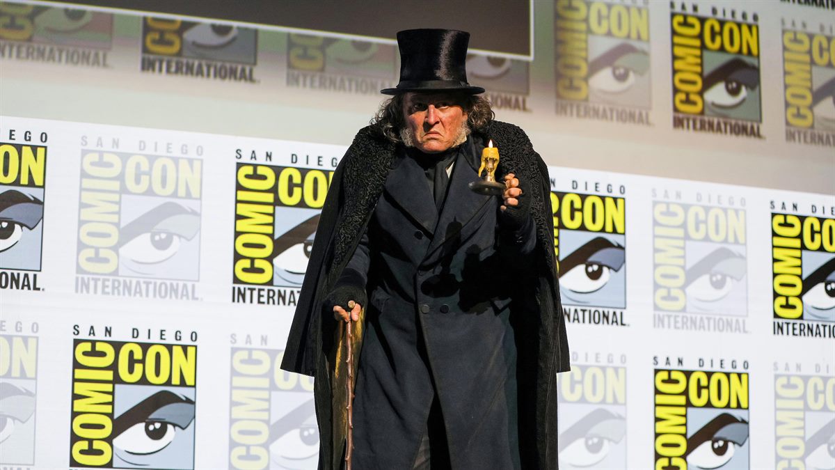 Johnny Depp Stuns SDCC as Ebenezer Scrooge for Ti West's Ebenezer