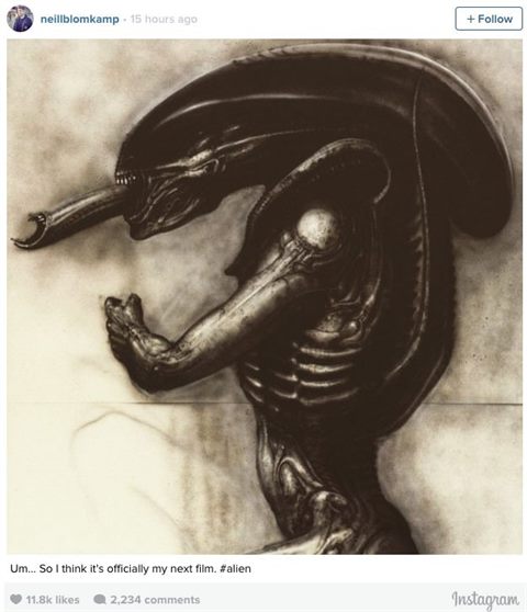 Neill Blomkamp to Direct Next Alien Franchise Film
