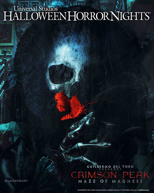 Guillermo del Toro To Bring Crimson Peak Maze To Universal's Halloween Horror Nights
