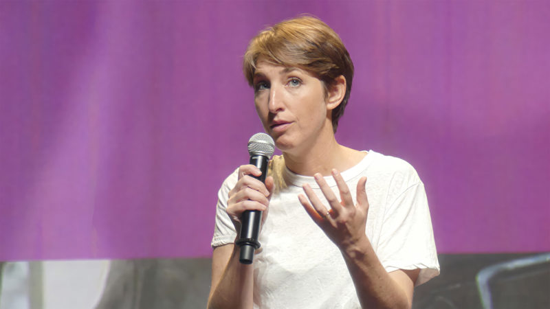 Director Dara Van Dusen discusses A Prayer for the Dying at the 2026 Deauville American Film Festival.