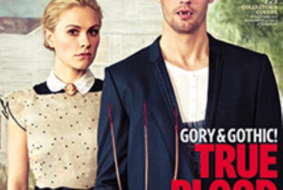 Alexander Skarsgård and Anna Paquin are Gothic on Cover of "Entertainment Weekly"