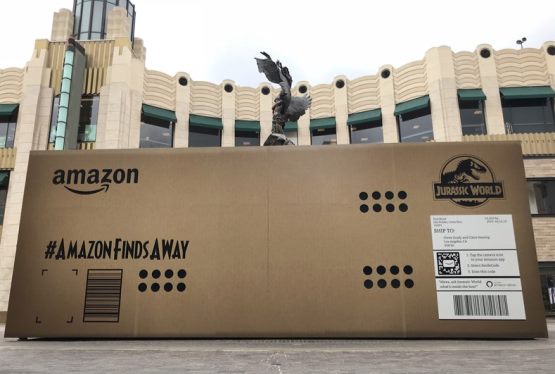 Amazon and Jurassic World: Fallen Kingdom Team Up to Make Amazon's Largest Delivery in History