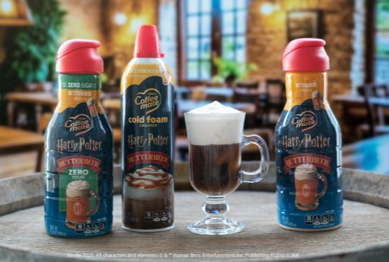 Coffee mate Brings Butterbeer Magic to Stores with New Harry Potter Creamers and Cold Foam