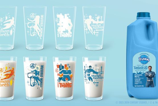TruMoo’s Fantastic Four Milk and Glasses Turn Each Sip Super